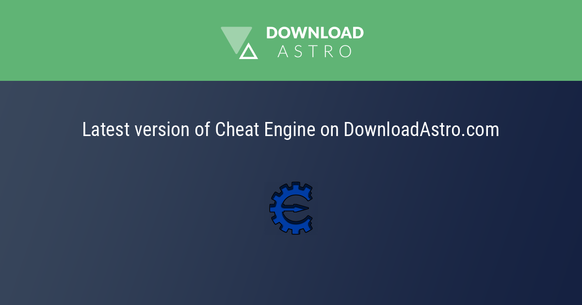 Cheat Engine İndir - Ücretsiz Oyun İndir ve Oyna! - Tamindir